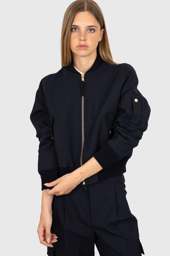 Bomber Domitilla Blu Donna - 6