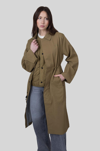 Parka City Triclimate Verde Militare Donna - 5