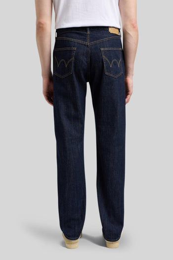 Jeans Regular Straight Japan 10.5 Oz Kaihara Indigo Lightweight Blu Scuro Uomo - 3