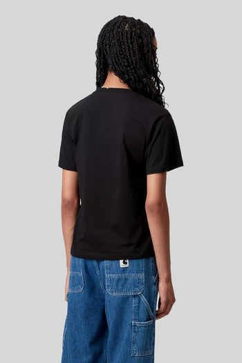 Wip W' S/s Pocket T-shirt Nero Donna - 2