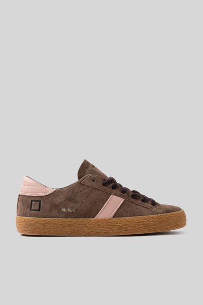 Sneaker Hill Low Suede Taupe Donna