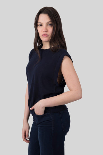 Maglia Naomi Blu Navy Donna - 5