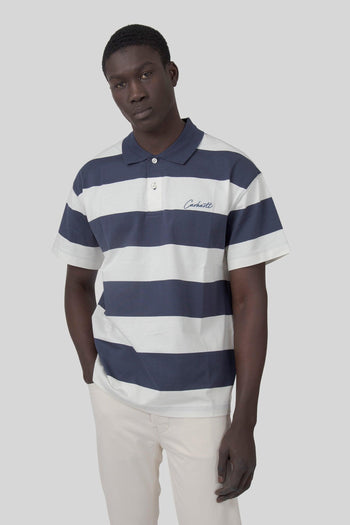 Wip Delray Polo Blu/bianco Off Uomo - 3