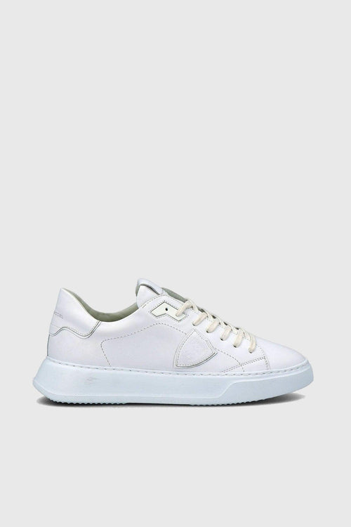 Sneaker Temple Veau Blanc Bianco Uomo