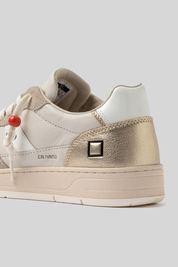 Sneaker Court 2.0 Vitage Calf Avorio Donna - 2