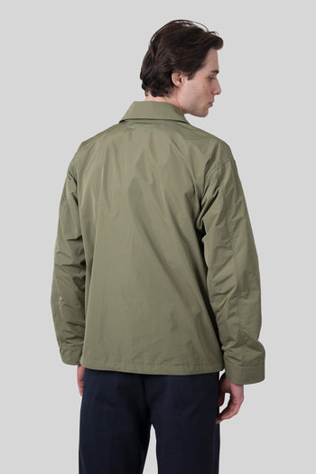 Camicia Pollard Lite In Taffeta Verde Salvia Uomo - 5
