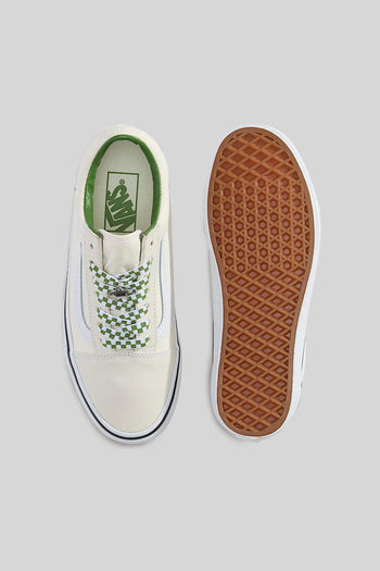 "off The Wall" Sneaker Old Skool Bianco/verde Donna - 5