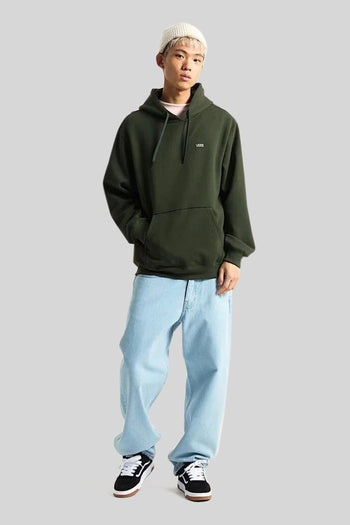 "off The Wall" Felpa Cappuccio Left Chest Ii Verde Militare Uomo - 2