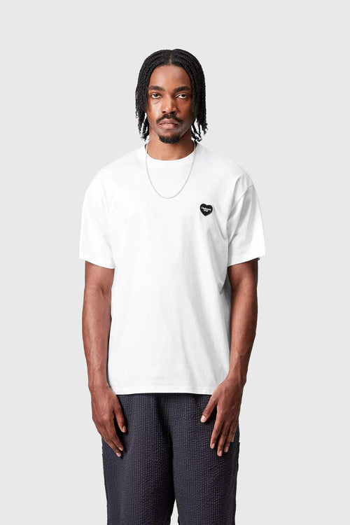 Wip T-shirt S/s Heart Ii Hartt Bianco Uomo