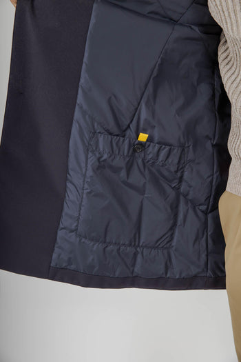 Impermeabile Perfetto Blu Navy Uomo - 7