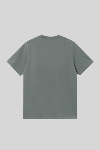 Wip Short Sleeve Pocket T-shirt Verde Salvia Uomo - 2