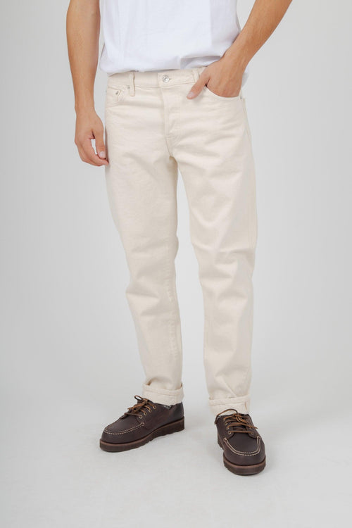 Jeans Regular Tapered Japan Bianco Off Uomo