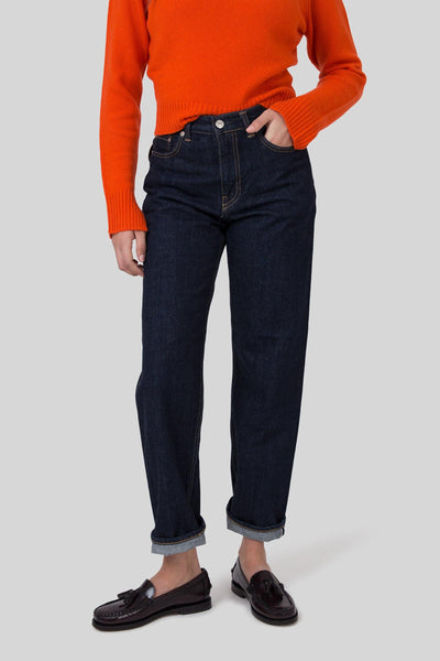 W Janis Pant Japan Blu Scuro Donna