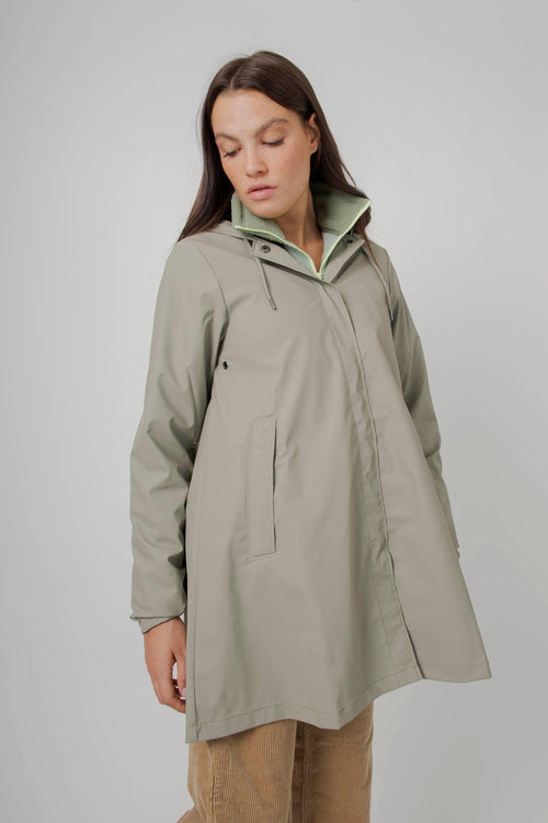 A-line Jacket Verde Chiaro Donna