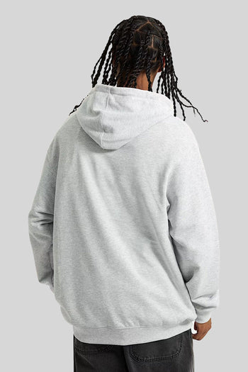 "off The Wall" Felpa Cappuccio Left Chest Ii Grigio Chiaro Uomo - 4