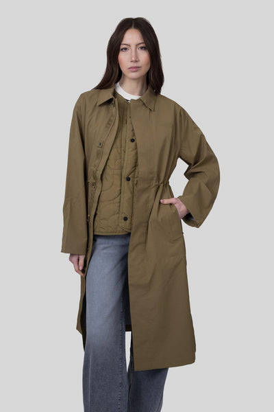 Parka City Triclimate Verde Militare Donna