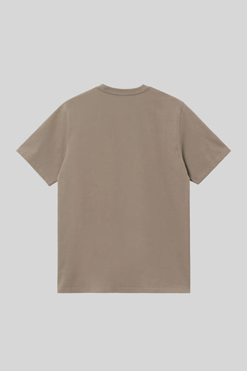 Wip Short Sleeve Pocket T-shirt Beige Uomo - 2