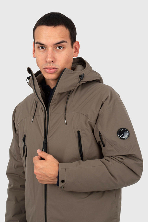 Giubbotto Pro-tek Padded Hooded Beige Uomo - 2