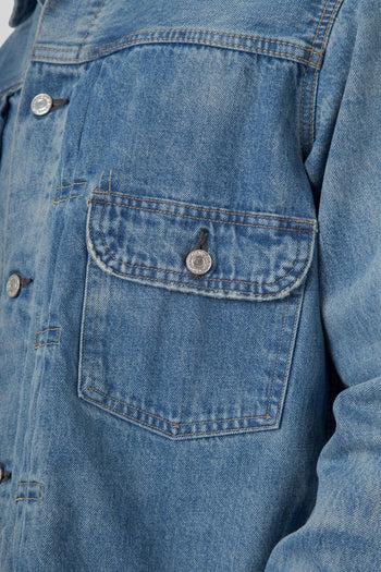 Giubbotto Denim Japan Blu Chiaro Uomo - 4