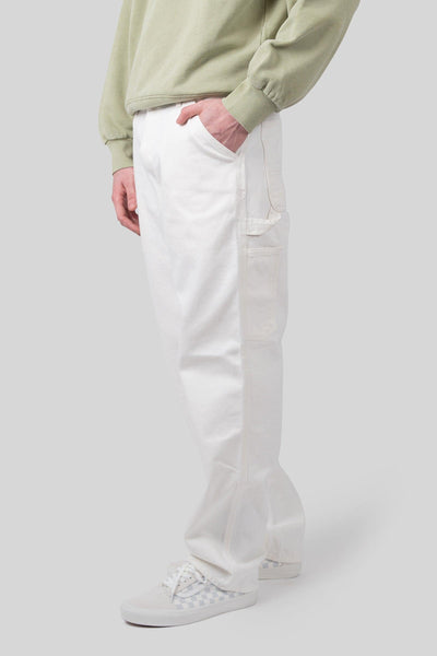 Wip Single Knee Pant Bianco Uomo