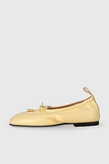 Ballerina Rosalind Yellow Leather Giallo Donna - 6