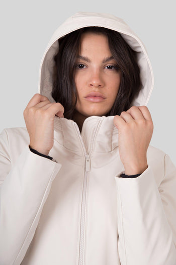 Firth Parka In Tech Softshell Panna Donna - 4