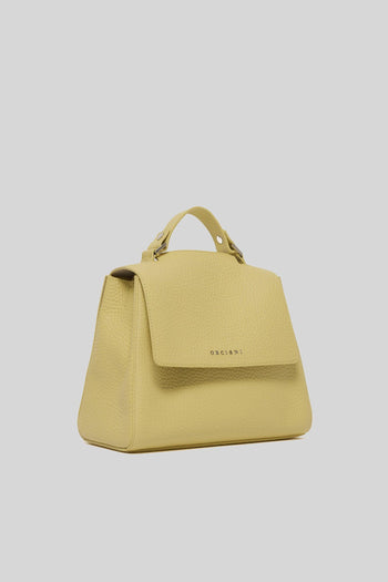 Borsa Sveva Piccola In Pelle Soft Con Tracolla Giallo Donna - 2