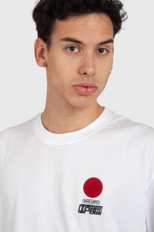 T-shirt Sun On Bianco Uomo