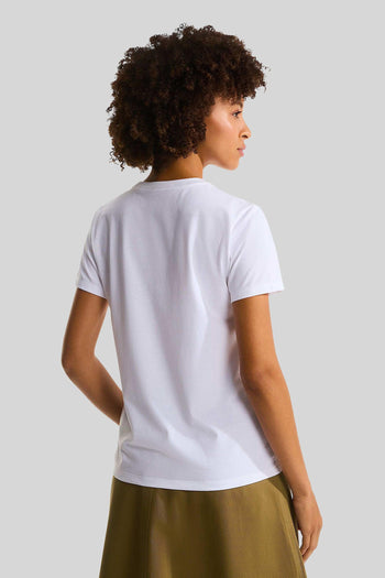 T-shirt W Evolution Simple Dome Slim Bianco Donna - 3