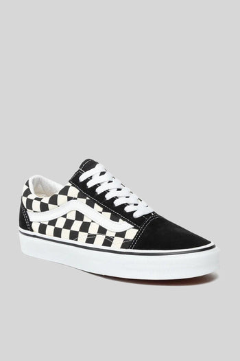 "off The Wall" Sneaker Old Skool Primary Check Bianco/nero Unisex - 4