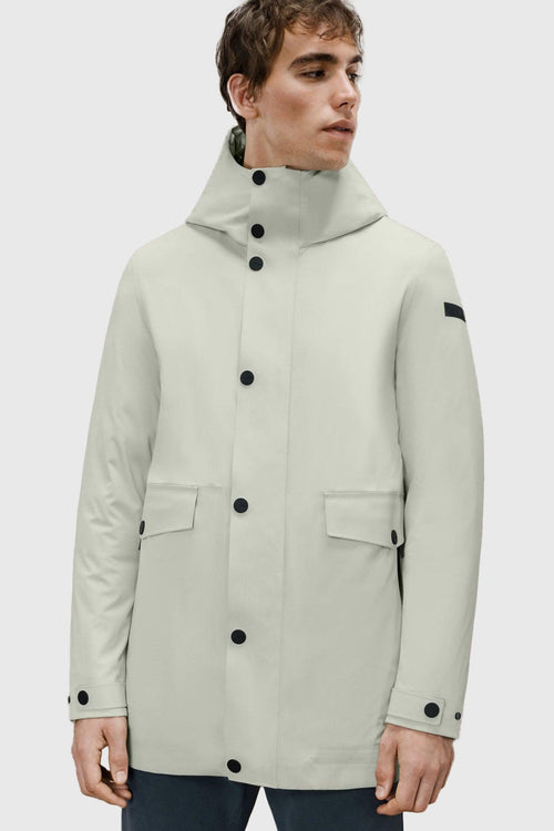 Egg Floating Parka Crema Uomo