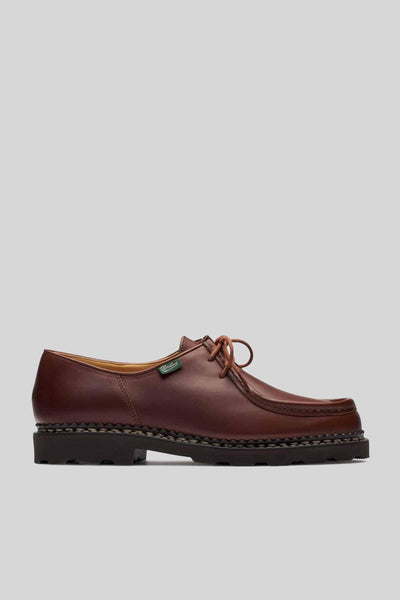 Scarpa Derby Michael Lisse Marron Uomo