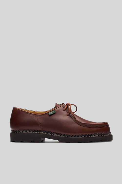 Scarpa Derby Michael Lisse Marron Uomo