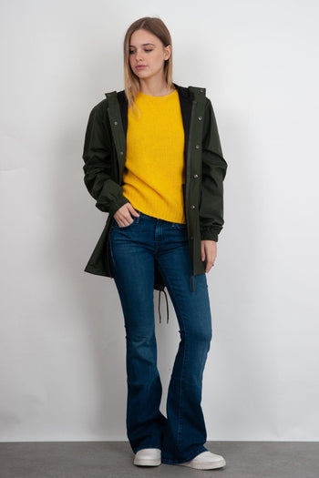 Fishtail Jacket Verde Scuro Donna - 5