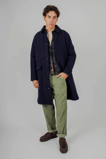 Pantalone Fatigue In Velluto A Costine Verde Uomo - 3