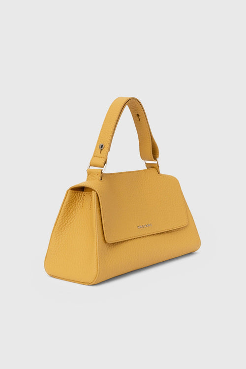 Borsa Sveva Longuette In Pelle Soft Giallo Donna - 2