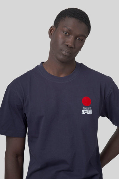 T-shirt Sun On Blu Uomo