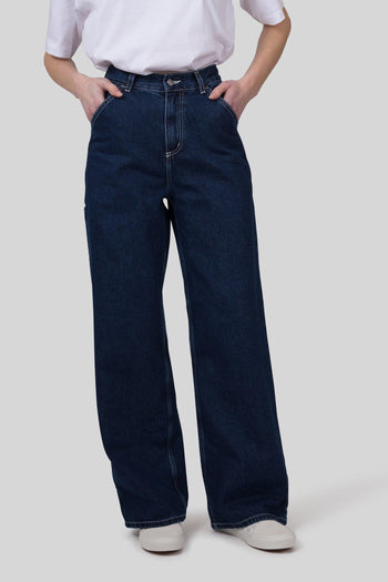 Wip W' Jens Pant Blu Medio Donna - 7