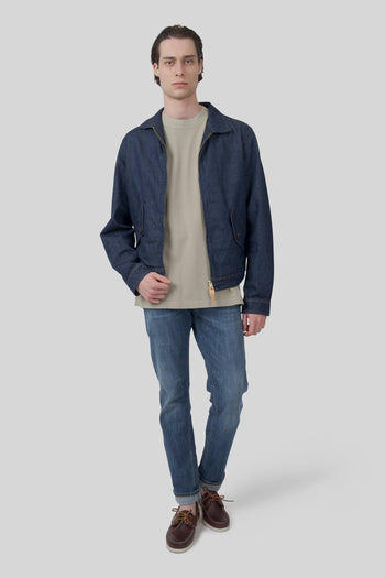 T-shirt 24/1 Piquet Pigment Dyed Tortora Uomo - 4
