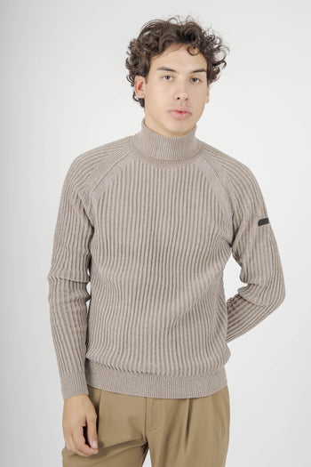 Maglia Velvet Rave Turtleneck Tabacco Uomo - 6