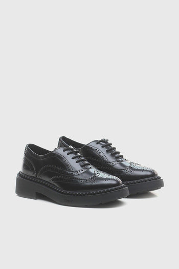 Stringata Brogue Mercer Nero Donna - 3