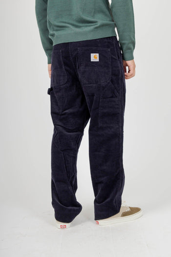 Wip Single Knee Pant Corduroy Blu Scuro Uomo - 3