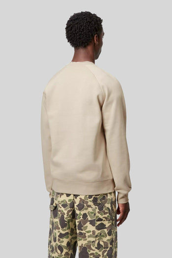Wip Chase Sweatshirt Beige Uomo - 2