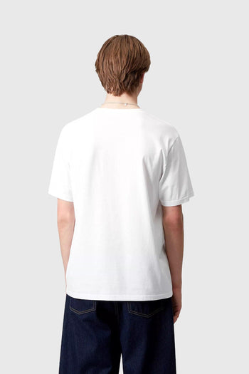 Wip Short Sleeve Pocket T-shirt Bianco Uomo - 3