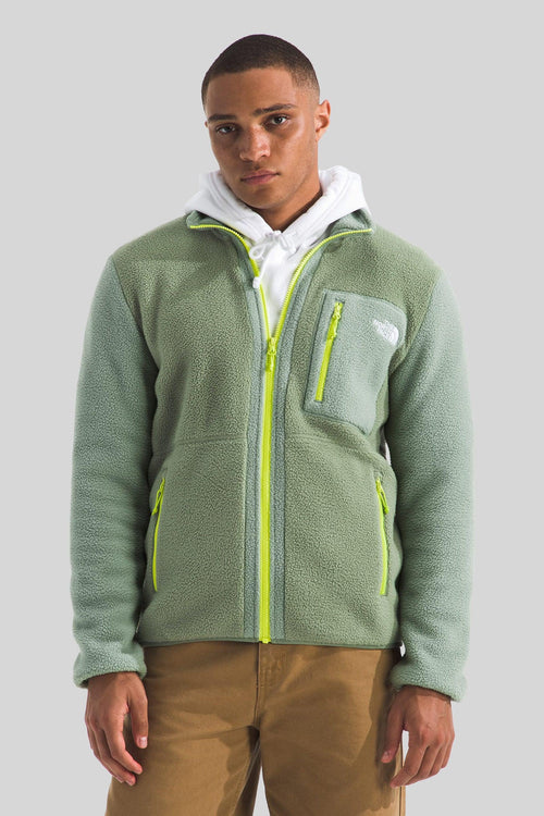 Yumiori Full Zip Fleece Jacket Verde Chiaro Uomo