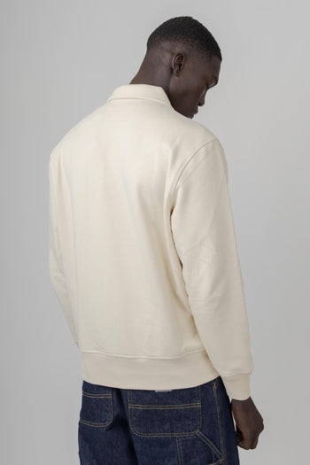 Felpa Polo Diagonal Raised Bianco Off Uomo - 4