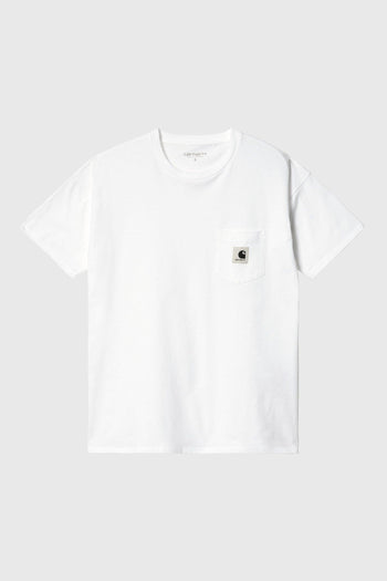 Wip W' S/s Pocket T-shirt Bianco Donna - 4