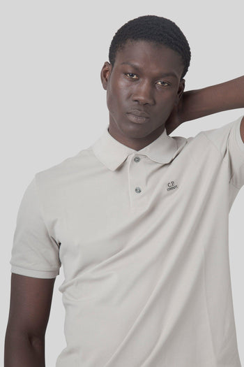 Polo Stretch Piquet Tortora Uomo - 6