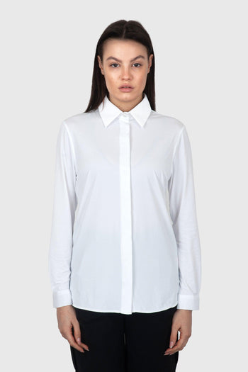 Oxford Plain Wom Shirt Bianco Donna - 2