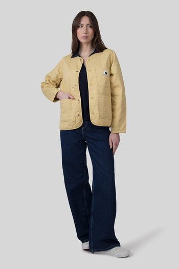 Polo In Maglia Scollo V Blu Navy Donna - 4